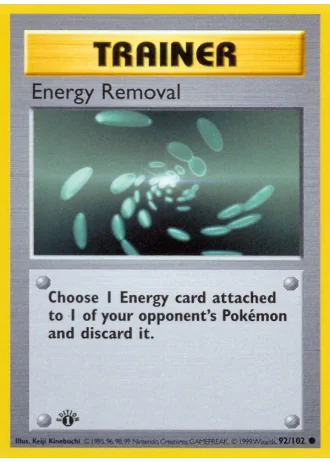 Energy Removal #92/102 — Base Set