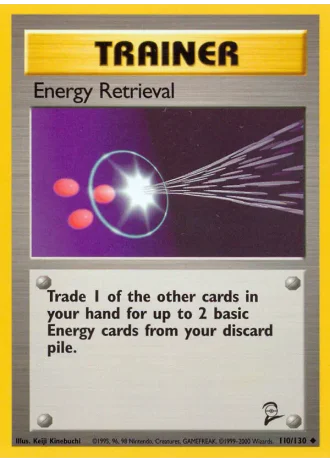 Energy Retrieval #110/130 — Base Set 2