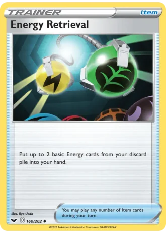Energy Retrieval #160/202 — Sword & Shield