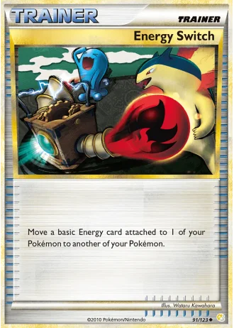 Energy Switch #91/123 — HeartGold SoulSilver