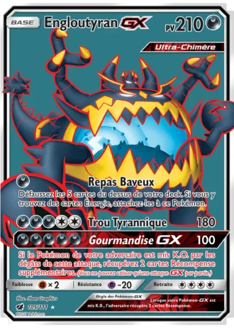 Engloutyran GX #105 — Invasion Carmin