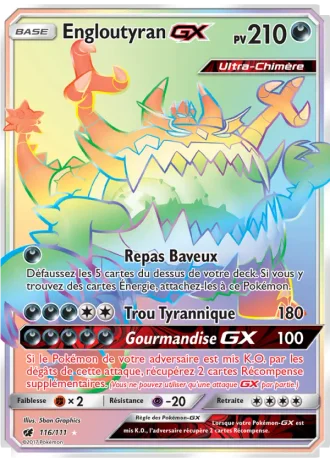 Engloutyran GX #116 — Invasion Carmin