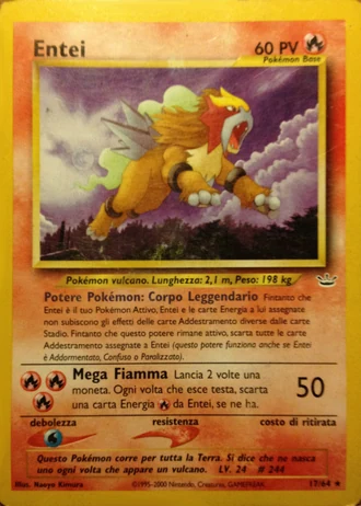 Entei (1ª Edizione) #17/64 — Neo Revelation (1ª Edizione)