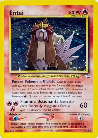 Entei (1ª Edizione) #6/64 — Neo Revelation (1ª Edizione)