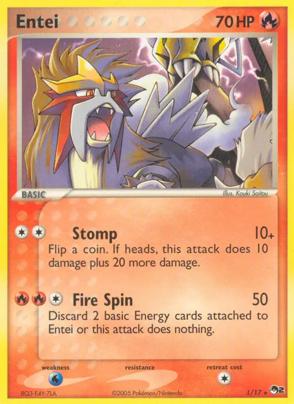 Entei #1 — POP Series 2