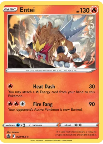 Entei #20 — Battle Styles