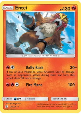 Entei #28/236 — Cosmic Eclipse