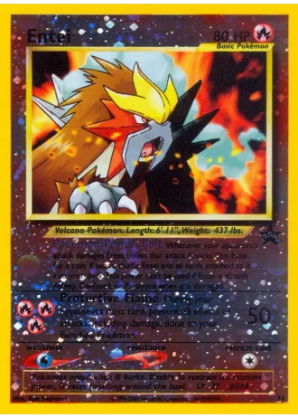 Entei #34 — Wizards Promos