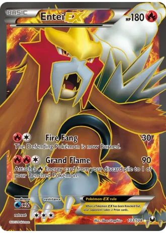 Entei EX #103 — Dark Explorers