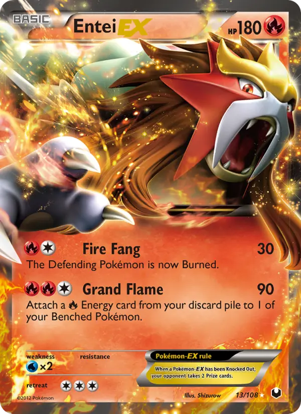 Entei EX #13 — Dark Explorers