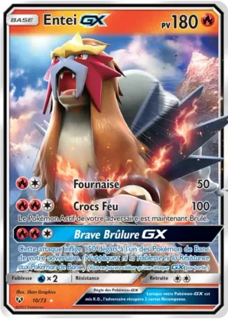 Entei GX #10 — Légendes Brillantes