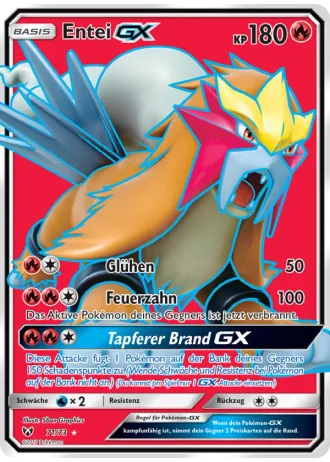 Entei GX #71/73 — Schimmernde Legenden