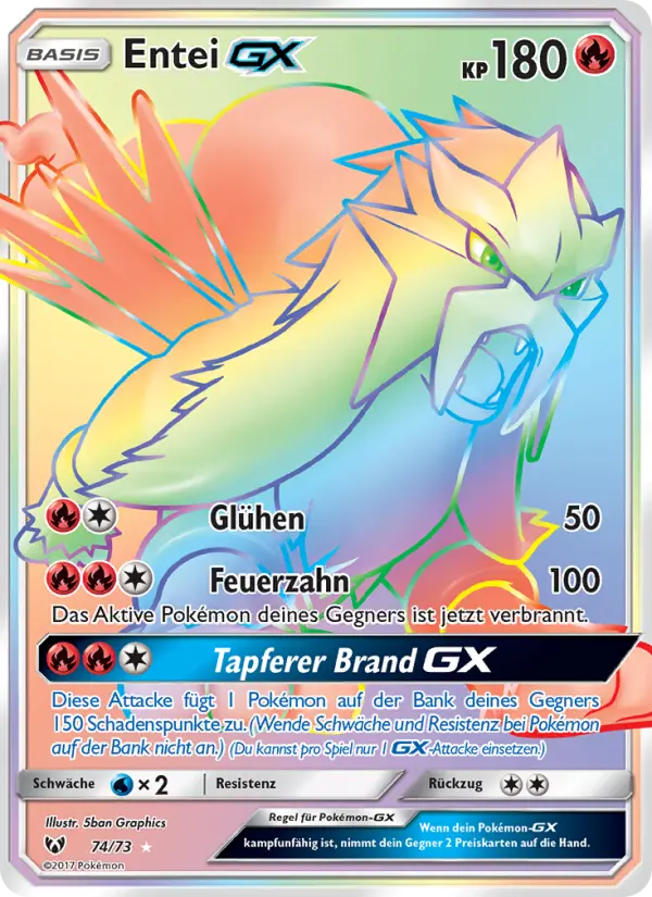 Entei GX #74 — Schimmernde Legenden