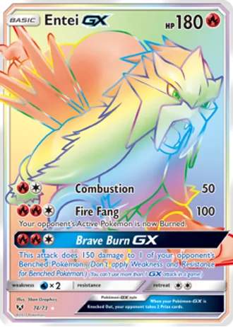 Entei GX #74 — Shining Legends