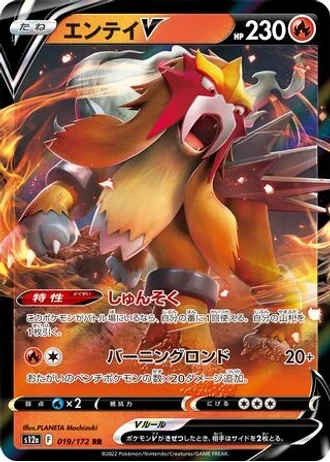 Entei V #19/172 — VSTAR Universe