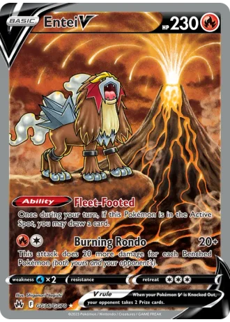Entei V GG36/70 — Galarian Gallery (Crown Zenith)