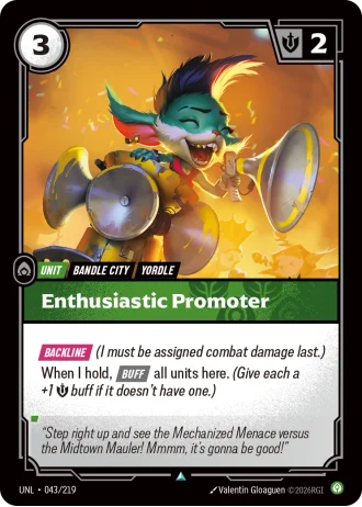 Enthusiastic Promoter #043/219 — Unleashed