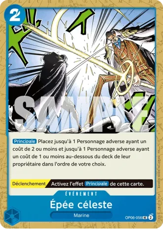 Épée céleste (OP06-056) (Pirate Foil) — ONE PIECE CARD THE BEST vol.2 (PRB02)