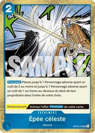 Épée céleste (OP06-056) (Reprint) — ONE PIECE CARD THE BEST vol.2 (PRB02)