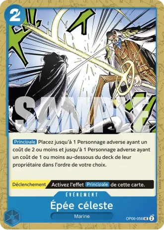 Épée céleste (OP06-056) (Textured Foil) — ONE PIECE CARD THE BEST (PRB01)