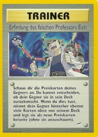 Erfindung des falschen Professor Eich (1. Edition) #94/105 — Neo Destiny (1. Edition)