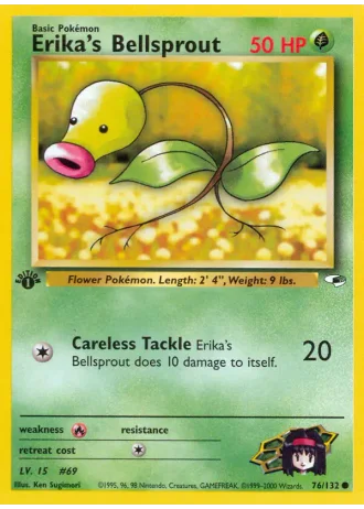 Erika's Bellsprout #76 — Gym Heroes