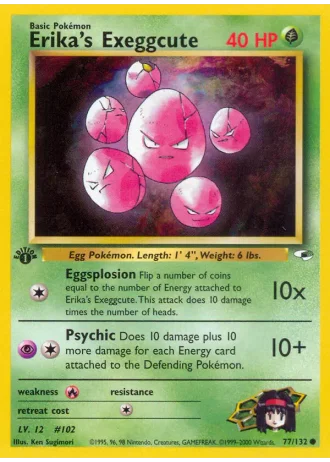 Erika's Exeggcute #77 — Gym Heroes