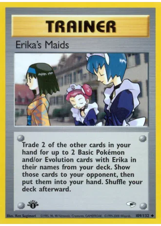 Erika's Maids #109/132 — Gym Heroes