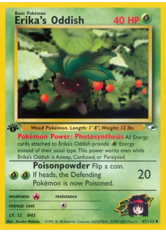 Erika's Oddish #47 — Gym Heroes