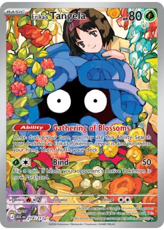 Erika's Tangela #218 — Ascended Heroes