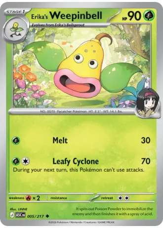Erika's Weepinbell #005 — Ascended Heroes