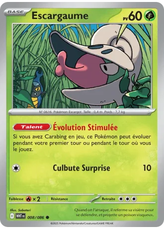 Escargaume #008/86 — Flamme Blanche