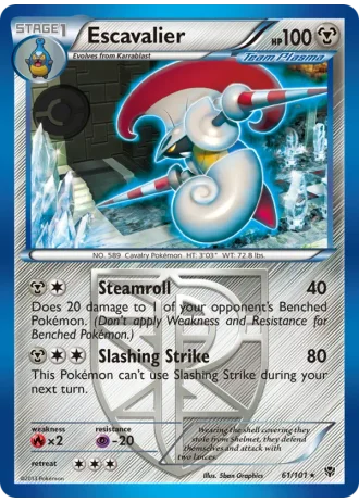 Escavalier #61 — Plasma Blast