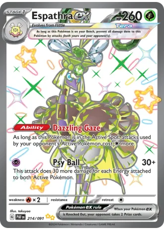 Espathra ex #214/91 — Paldean Fates