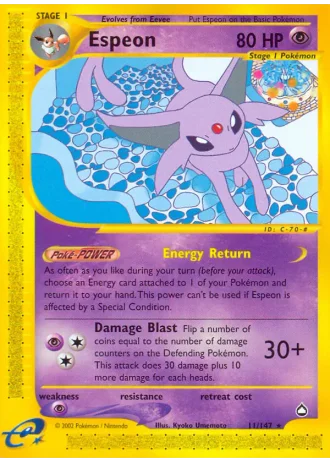 Espeon #11 — Aquapolis