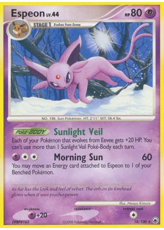 Espeon #18/100 — Alba Suprema