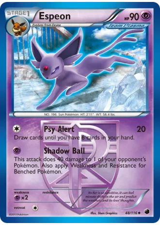 Espeon #48 — Plasma Freeze