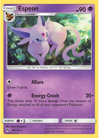Espeon #89/214 — Lost Thunder