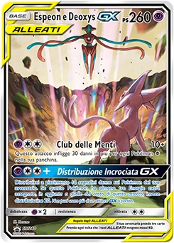 Espeon e Deoxys GX SM240 — Sole e Luna Promos