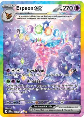 Espeon ex #155 — Prismatic Evolutions