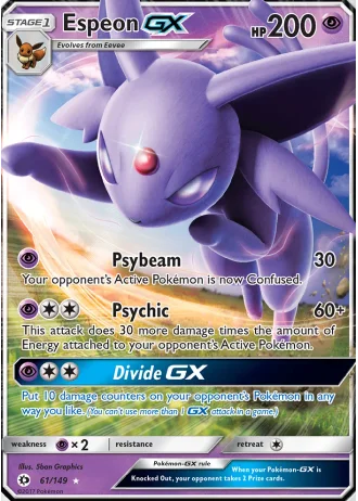 Espeon GX #61 — Sun & Moon