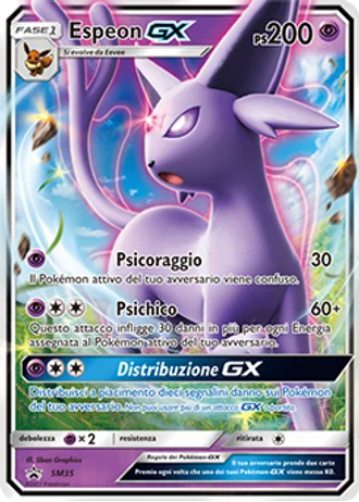 Espeon GX SM35 — Sole e Luna Promos