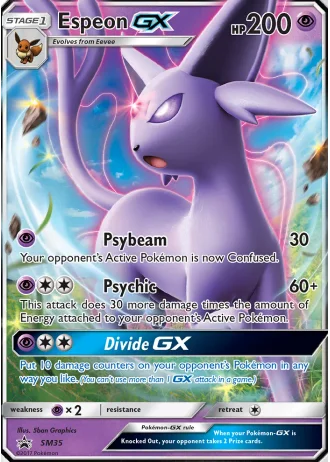 Espeon GX SM35 — Sun & Moon Promos