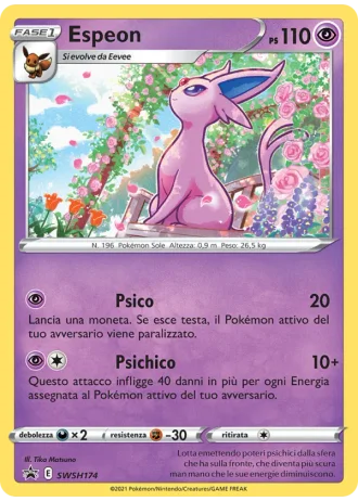 Espeon SWSH174 — Spada e Scudo Promos