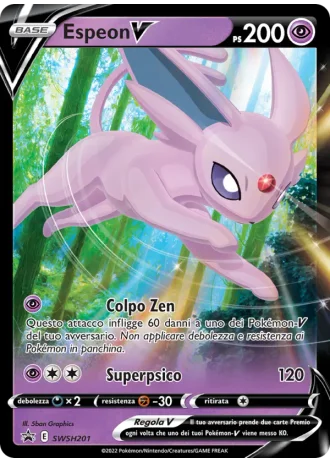 Espeon V SWSH201 — Spada e Scudo Promos