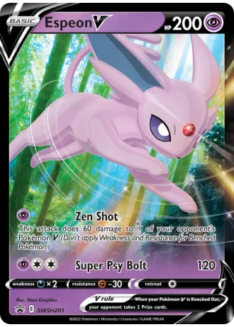 Espeon V #SWSH201 — Sword & Shield Promos