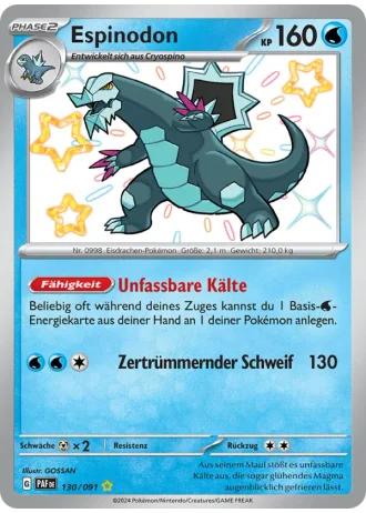 Espinodon #130/91 — Paldeas Schicksale