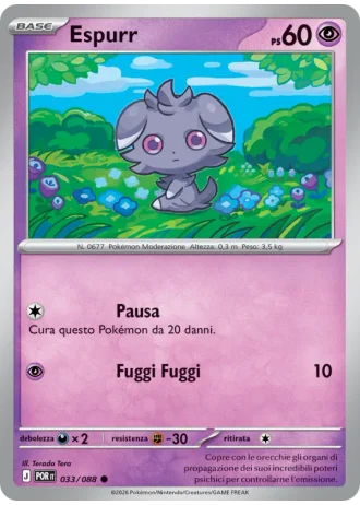 Espurr #033/88 — Equilibrio Perfetto
