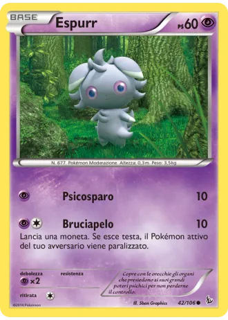Espurr #42/106 — Fuoco Infernale