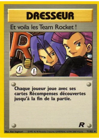 Et voila les Team Rocket ! (première édition) #71/82 — Team Rocket (1ère Édition)